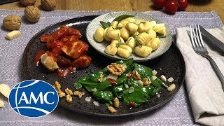 Amc Easyquick Gnocchi Ve Ispanaklı Biberli Tavuk