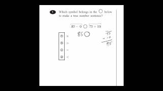 2009 MCAS Math Grade 3 Problem 1