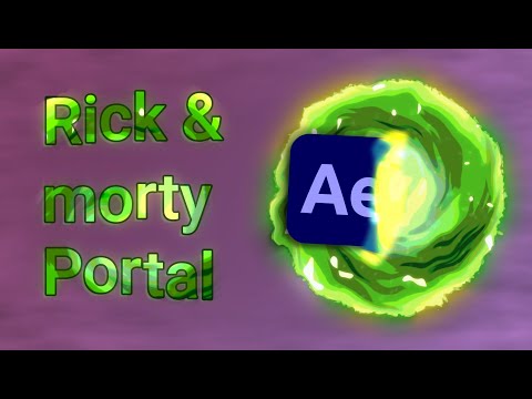 Rick & Morty Animated Portal (NO PLUGINS!)