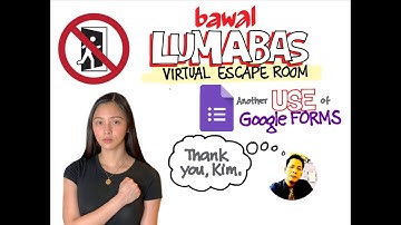 VIRTUAL ESCAPE ROOM using Google Forms