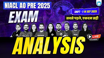 NIACL AO PRE Exam Analysis 2025 📢 Shift 1 (14 Sep) | Exam Level, Good Attempts & Questions Asked