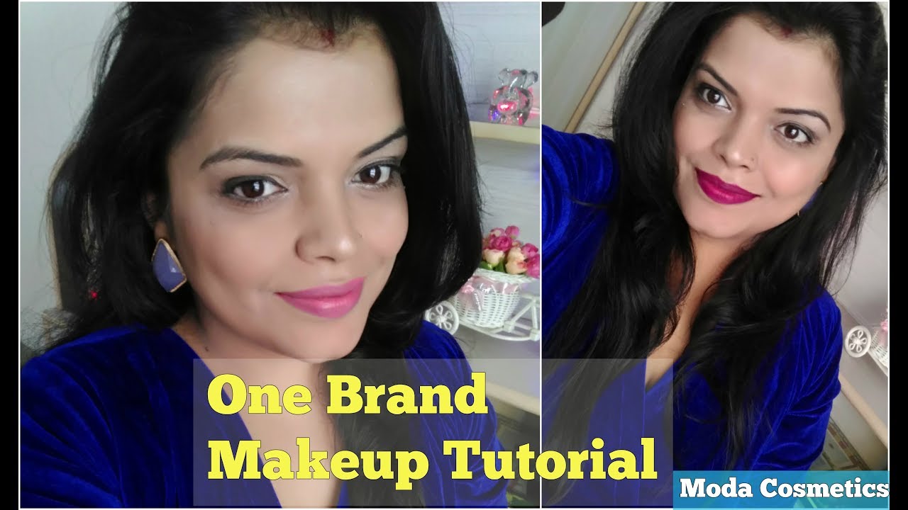 EASY PARTY MAKEUP 2018 IN HINDI ONE BRAND MAKEUP TUTORIAL MODA