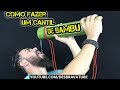 Cantil de bambu  Como fazer um cantil com bambu, pulseira de Paracord e um Multitool