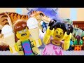 LEGO City Dinosaur Museum Fail STOP MOTION LEGO Time Travel w/ Ellie Sparkles | LEGO | Billy Bricks