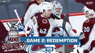 Redemption for Georgiev and the Colorado Avalanche as the tie the series with the Winnipeg Jets