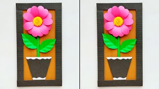 Easy and Quick Paper Wall Hanging // A4 sheet Wall decor // Cardboard Reuse // Room Decor DIY