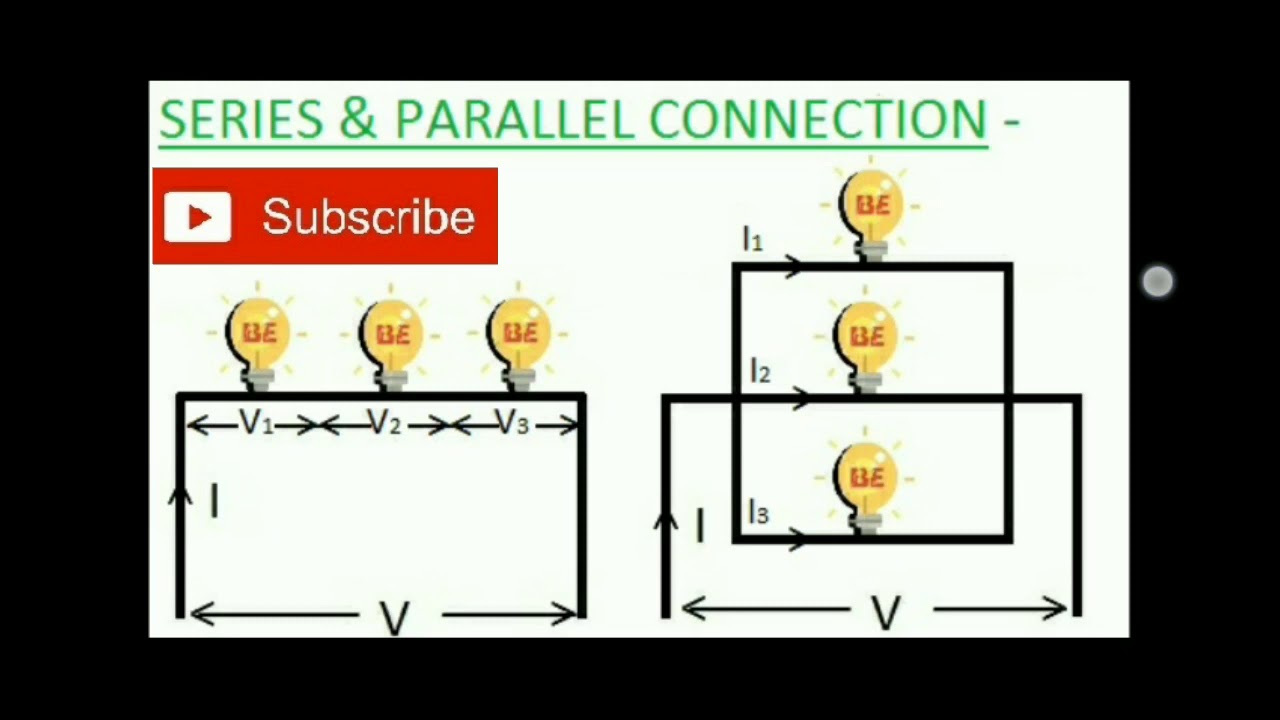 SERIES CONNECTION & PARALLEL CONNECTION OF ELECTRICAL COMPONENTS