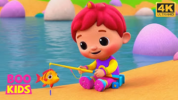 Chiều Nay Em Đi Câu Cá [4K] - Nhạc Thiếu Nhi - Đi Câu Cá, Bắt Cua