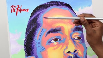 Nipsey Hussle Painting Tribute | Time Lapse | Pop Art