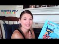 Reading Pete the Cat Rocking in My School Shoes with Toddlers and Preschoolers