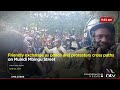Friendly Exchange As Police And Protesters Cross Paths On Muindi Mbingu Street Friendly Exchange As Police And Protesters Cross Paths On Muindi Mbingu Street