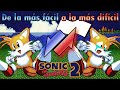 Zonas de Sonic The Hedgehog 2 - De la más fácil a la más difícil