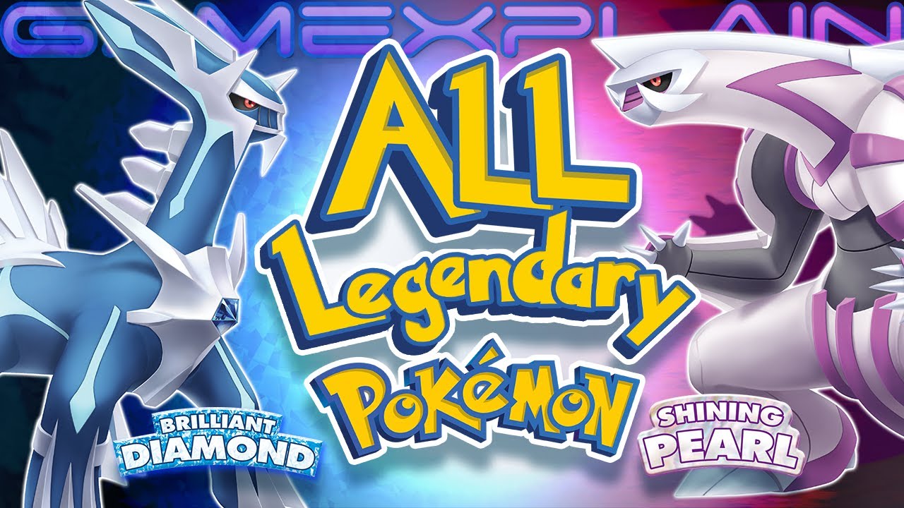 All Legendary Pokemon in Pokemon Brilliant Diamond & Shining Pearl