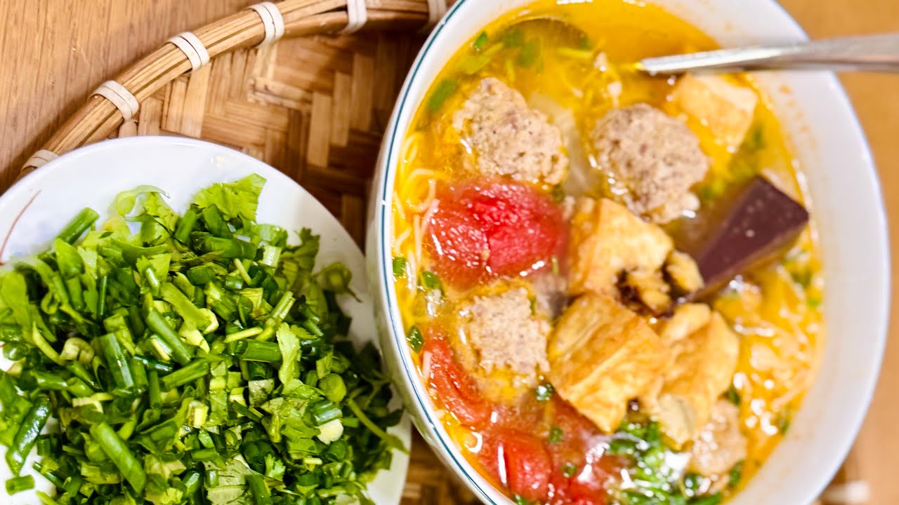 |Món ngon mỗi ngày |Cách nấu BÚN RIÊU CUA ỐC thơm ngon tự nhiên