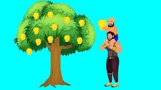 bahubali family enjoying summer with mangos