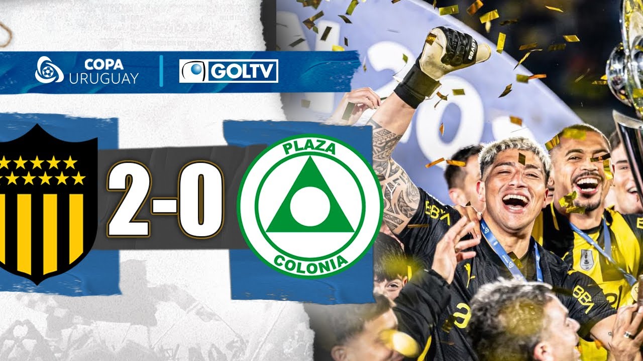 EL CARBONERO gana SU PRIMERA COPA URUGUAY | Peñarol 2-0 Plaza Colonia |  2025