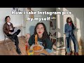 How i take instagram pics by myself 📸 l Cách mình tự chụp ảnh tại nhà 📸