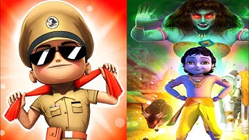 Little Singham 🆚 Little Krishna (IOS Android) Mobile Gameplay | Don
