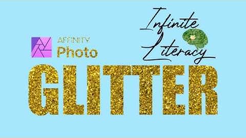Easy Glitter Text in Affinity Photo