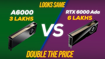 Nvidia Ampere vs Ada Lovelace Architecture Ft. RTX A6000 vs RTX 6000 Ada -  Benchmarks| TheMVP