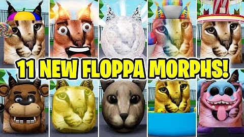 How to get ALL 11 NEW FLOPPA MORPHS in Find The Floppa Morphs (315) [THEME PARK MAP UPDATE] - ROBLOX