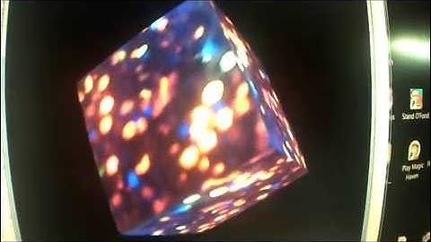 Sparkle Cube Pygame OpenGL