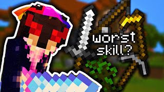 What is the new worst skill in Hypixel Skyblock?