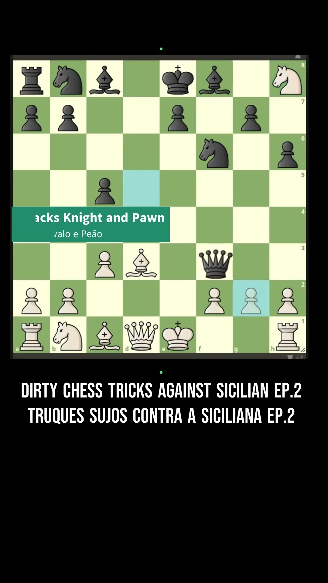 🥇​​​​🚨​​Dirty Chess Tricks in Russian Game Truques Sujos na Abertura  Russa #ajedrez #chess #xadrez 