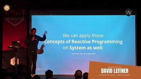 Software that Scales - a Reactive Mindset, David Leitner WorkerConf 2022, Dornbirn