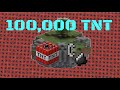 Blowing Up My Island In Hypixel Skyblock (100,000 TNT)