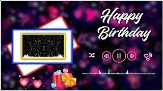 Birthday template | happy birthday black screen video | birthday green screen video | green video