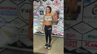 Luana Diniz vs. Ana Clara Santos - Weigh-in Face-Off - (Dominium Fighter Championship 24: Snipers)