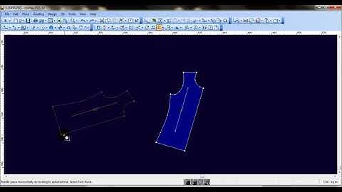Optitex ND Rotate Horizontal, Rotate Vertical, We can pattern straight by both tool