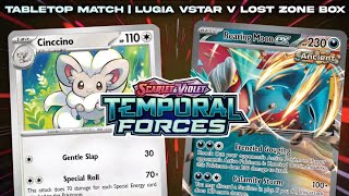 Temporal Forces Lugia VSTAR vs Lost Zone Box Tabletop Showdown with Etchy & Edwin Arrollo