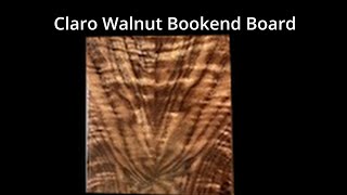 Claro Walnut Bookend Board