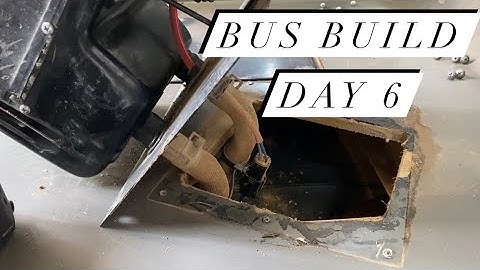 Rosa Bus Conversion Day 6! Removing the heaters tutorial and how to use a caramel wheel for stickers