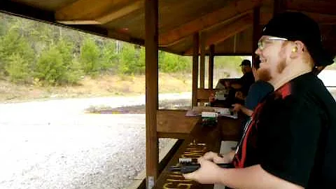 Blasting a 45 Cal