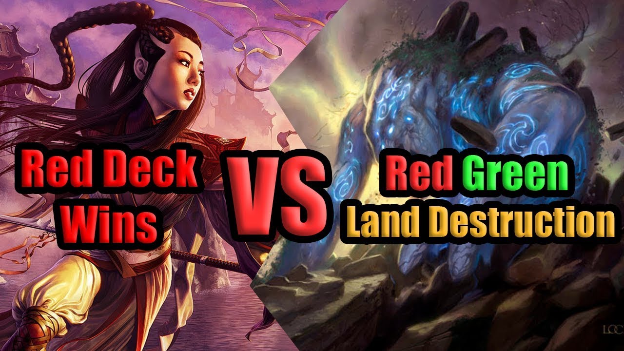 MTG Land Destruction vs Red Deck Wins Ten Tix Gauntlet