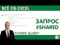 Функции Power Query. Запрос #shared.