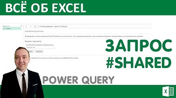 Функции Power Query. Запрос #shared.