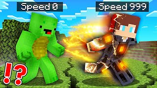 JJ and Mikey OVERPOWERED Speedrunner VS Hunter in Minecraft - Maizen