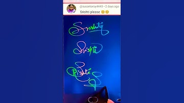 Srishti #signature #design #namesign #art #name #yt #ytshorts #viral #sletter #youtube #newsong #new