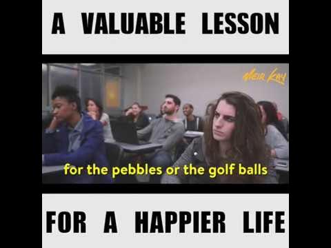 A Valuable Lesson For A Happier Life