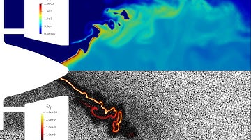 [YALES2] Simulation of the PRECCINSTA burner with mesh adaptation technique