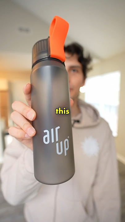 New Air Up Steele Water Bottle opening 