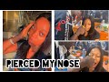 GETTING MY NOSE PIERCED FOR THE FIRST TIME VLOG