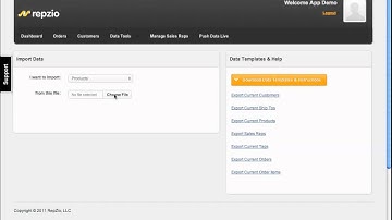 RepZio "Data" Tools Tab