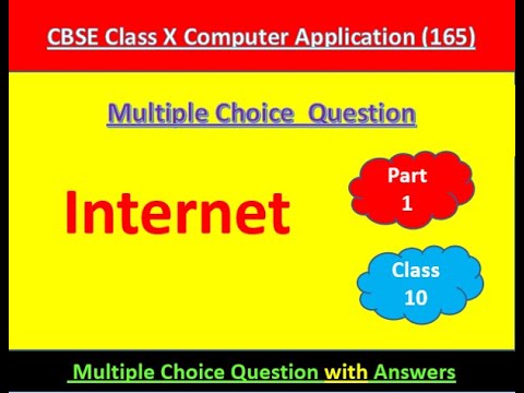 #html internet html PART 1 class 10 Multiple Choice Questions Computer ...