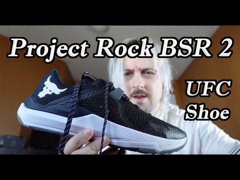Project rock BSR 2 Under Armour UFC Sneaker Sizing And Review 