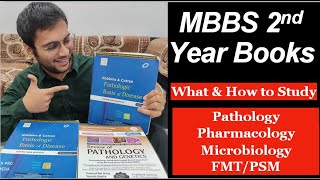 Books to Study in MBBS 2nd Year | How to Study Pathology Pharmacology Microbiology NEET PG NEXT